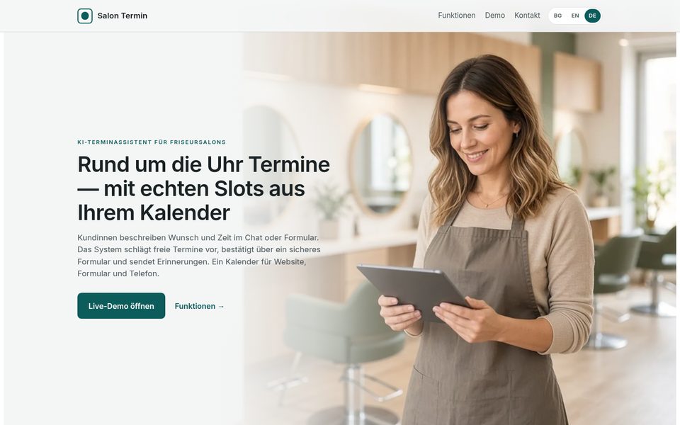 Salon Termin – Startseite